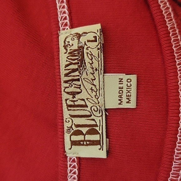 VTG BLUE CANYON Patriotic Fourth of July American Flag Graphic T-shirt - Picture 8 of 9